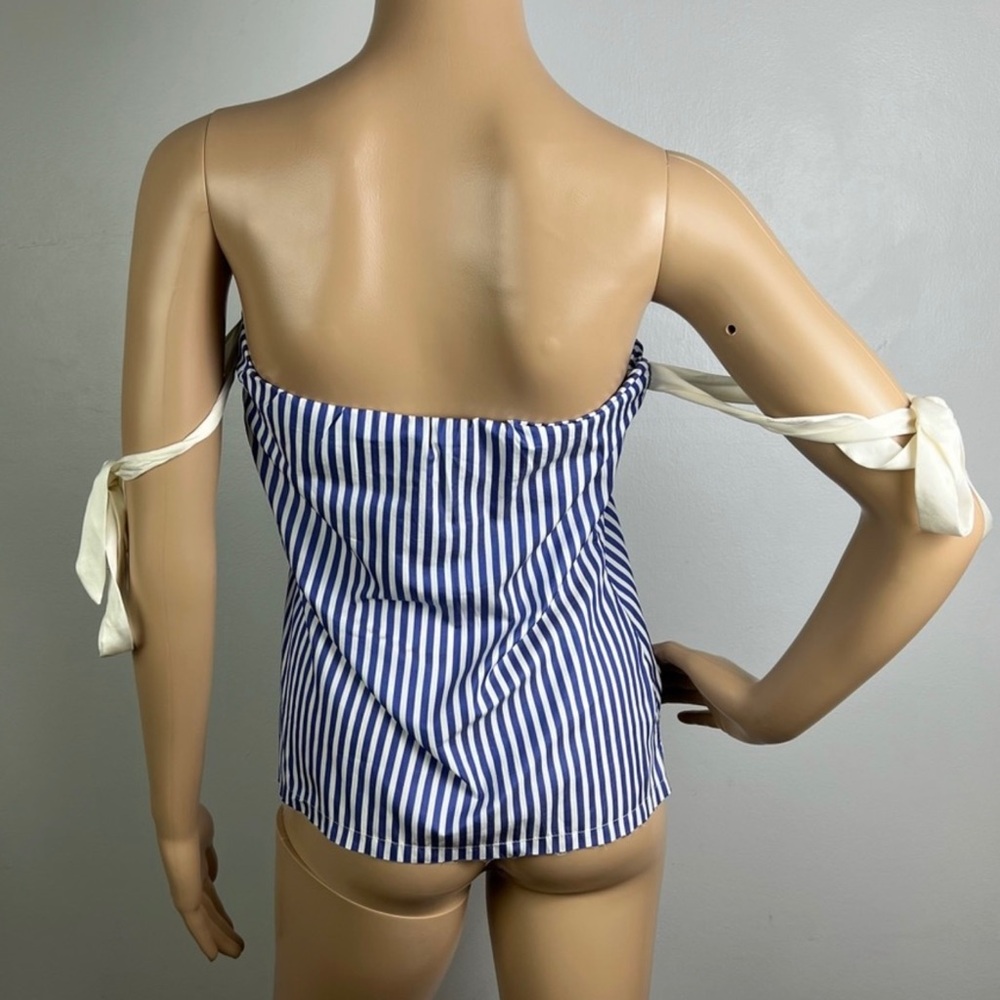 NEW RTA REVOLVE STRIPED OFF-THE-SHOULDER TOP - Picture 7 of 8